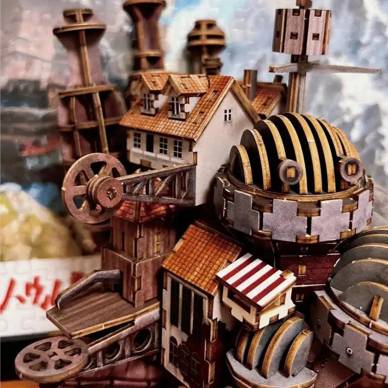  3D Wooden Model Kit Magic Moving Castle With Wheels -  ToylandEU™