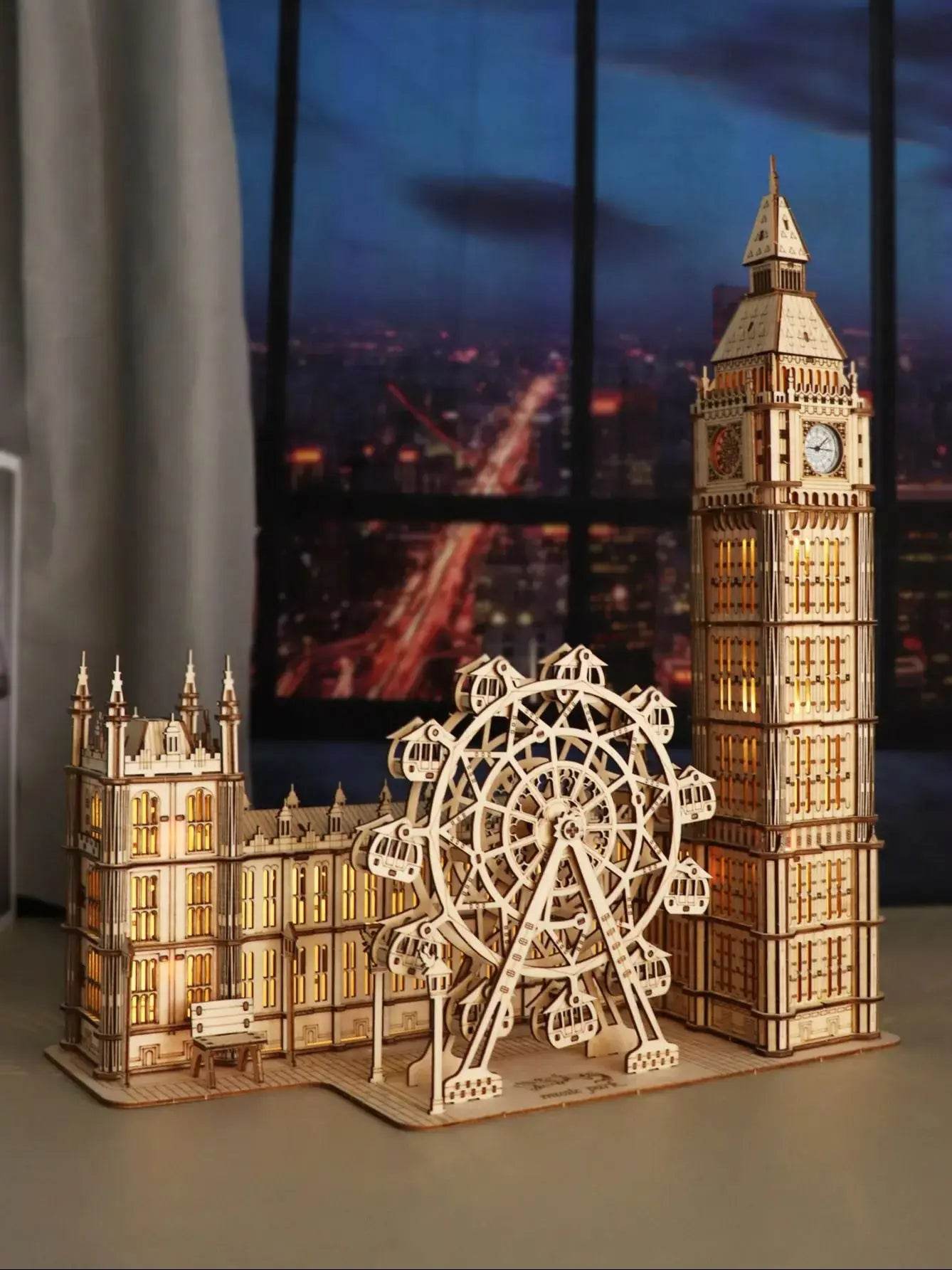 3D Wooden Puzzle Big Ben Model Kits Creative Gift Home Decor - ToylandEU