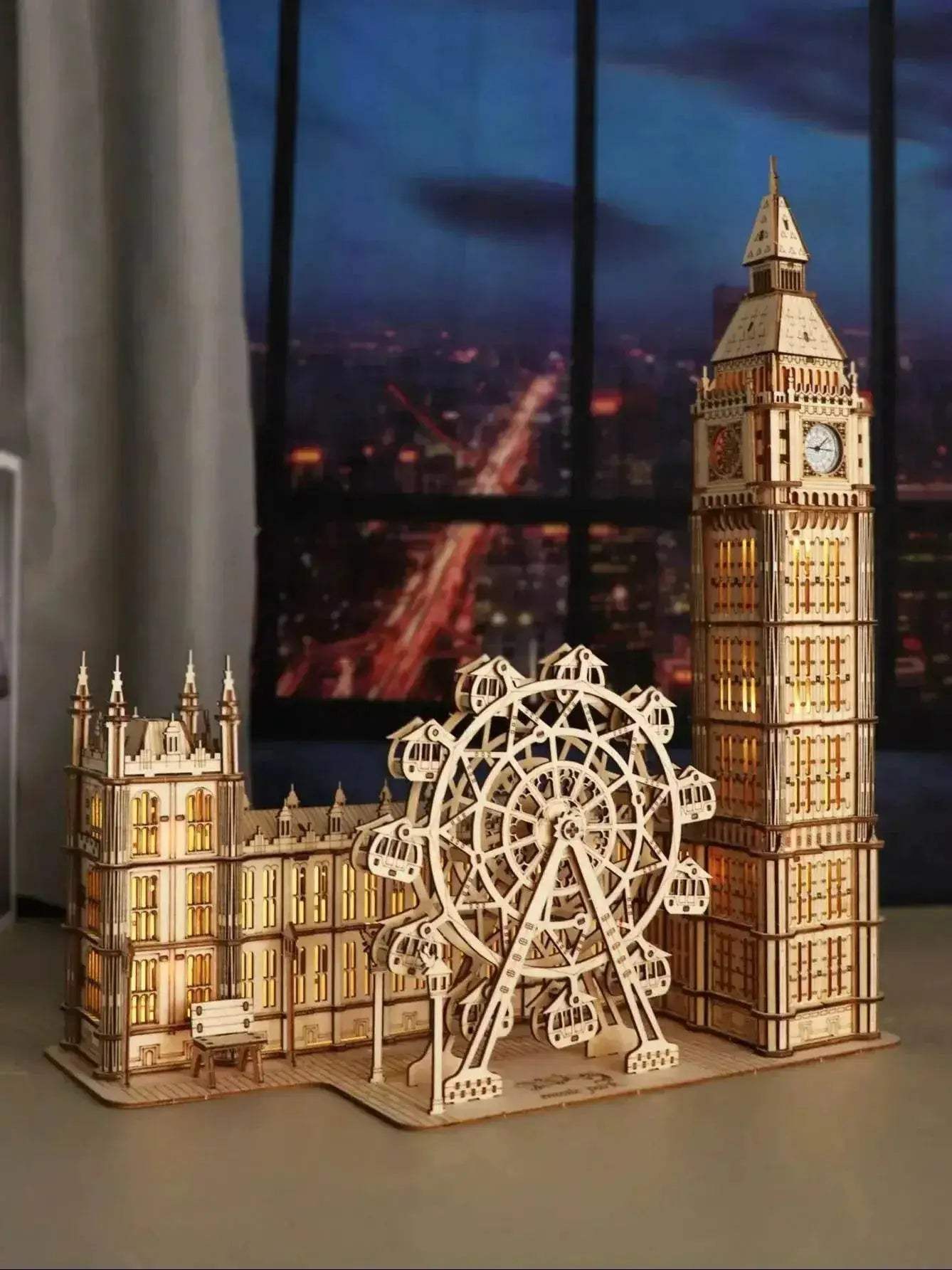  3D Wooden Puzzle Big Ben Model Kits DIY Home Decor Gift -  ToylandEU™