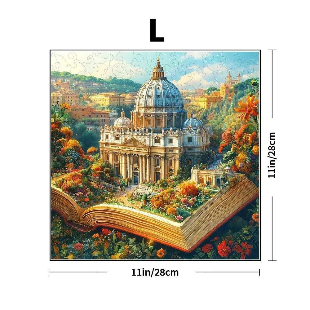  3D Wooden Puzzle Book Scene Montessori Learning Kit -  ToylandEU™