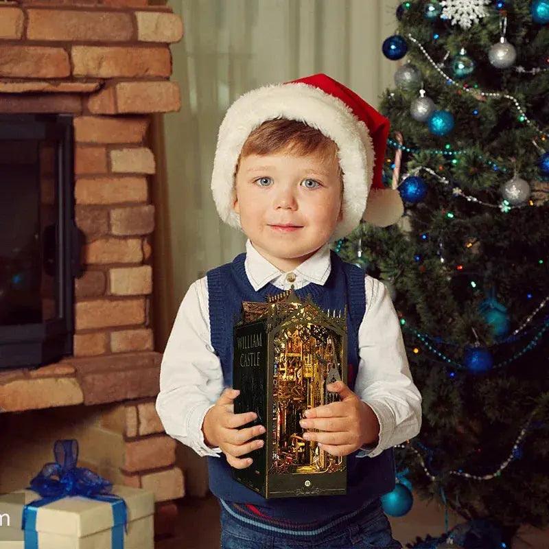  Deluxe DIY Book Nook Kit 3D Wooden Puzzle Doll House -  ToylandEU™