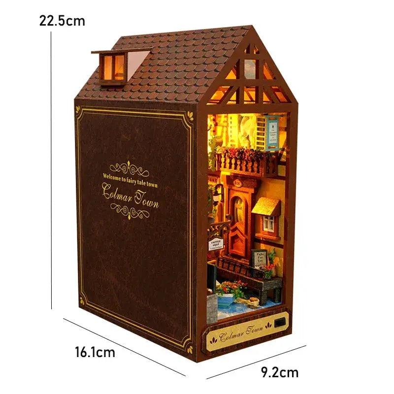  Deluxe DIY Book Nook Kit 3D Wooden Puzzle Doll House -  ToylandEU™