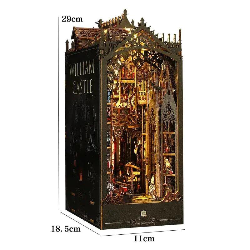  Deluxe DIY Book Nook Kit 3D Wooden Puzzle Doll House -  ToylandEU™