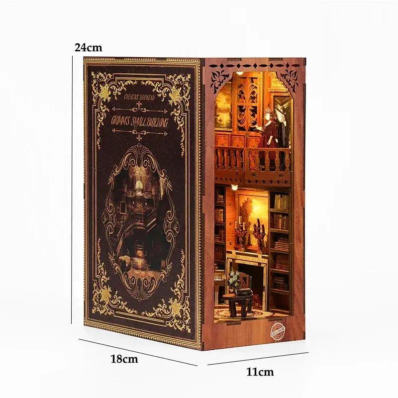  Deluxe DIY Book Nook Kit 3D Wooden Puzzle Doll House -  ToylandEU™
