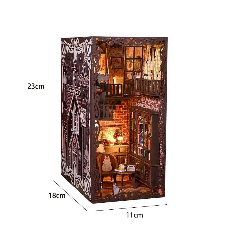 Deluxe DIY Book Nook Kit 3D Wooden Puzzle Doll House -  ToylandEU™