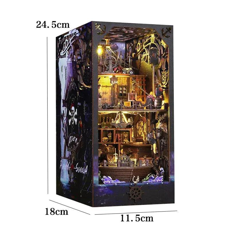  Deluxe DIY Book Nook Kit 3D Wooden Puzzle Doll House -  ToylandEU™