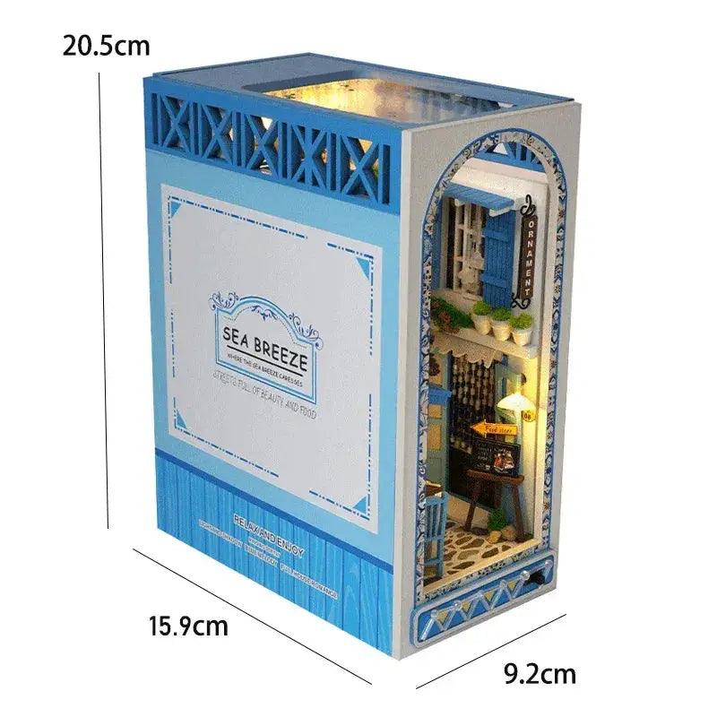  Deluxe DIY Book Nook Kit 3D Wooden Puzzle Doll House -  ToylandEU™