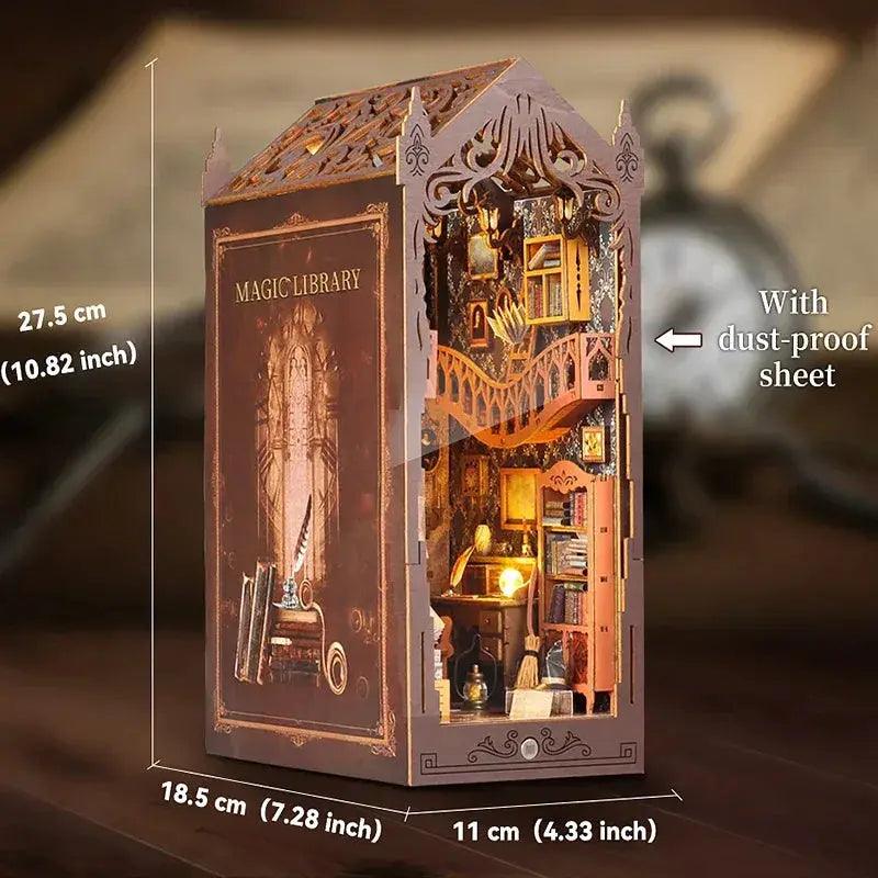  Deluxe DIY Book Nook Kit 3D Wooden Puzzle Doll House -  ToylandEU™