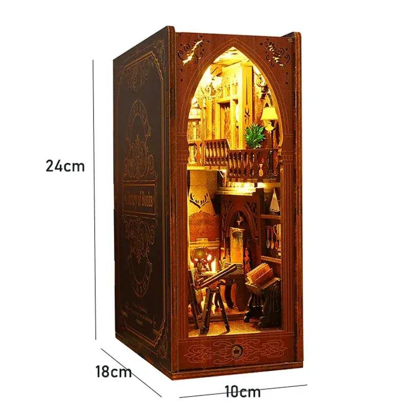  Deluxe DIY Book Nook Kit 3D Wooden Puzzle Doll House -  ToylandEU™