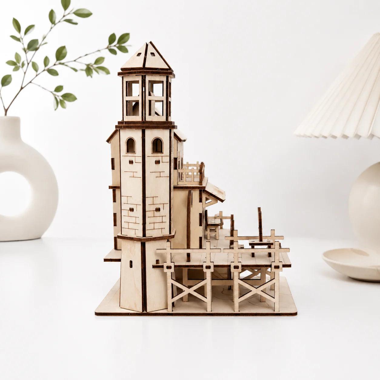  3D Wooden Puzzle | Fishermans Hut Theme | Toylandeu™ 