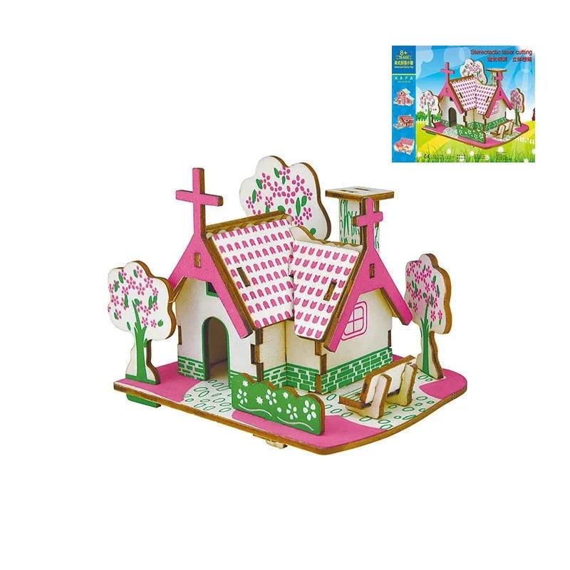  3D Wooden Puzzle | House Villa Model | Toylandeu™ 