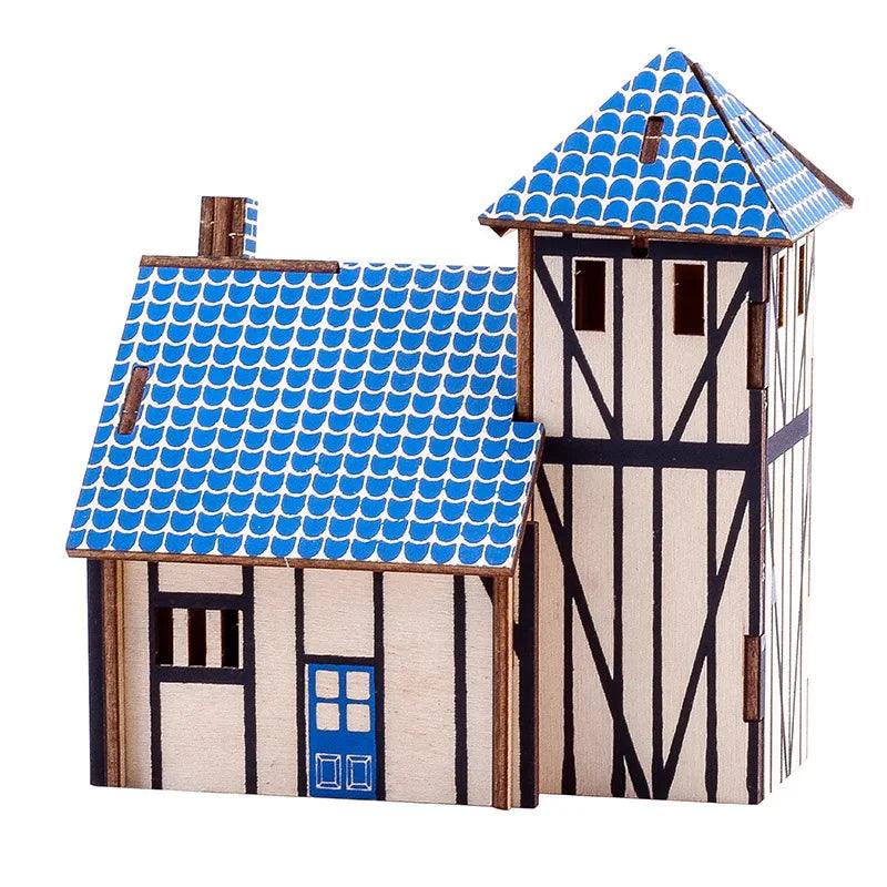  3D Wooden Puzzle | House Villa Model | Toylandeu™ 