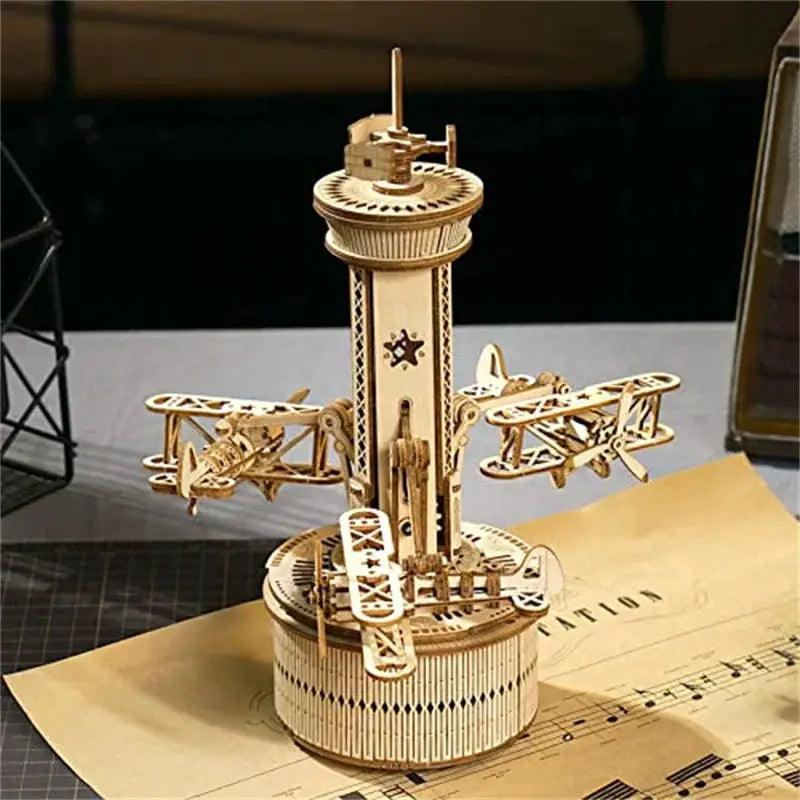 3D Wooden Puzzle Kit For Adults With DIY Music Box -  ToylandEU™