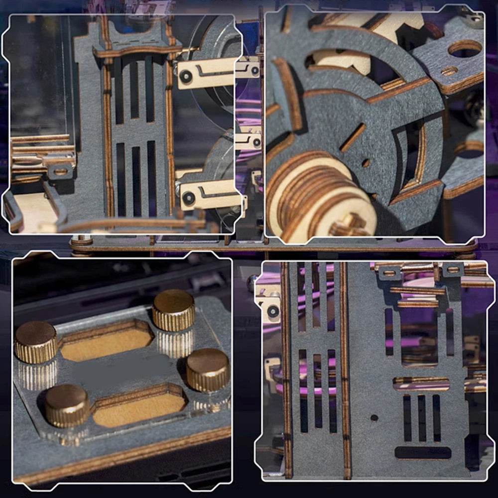 3D Wooden Puzzle Marble Runs Mechanical Puzzles Self Assembly Toy - ToylandEU