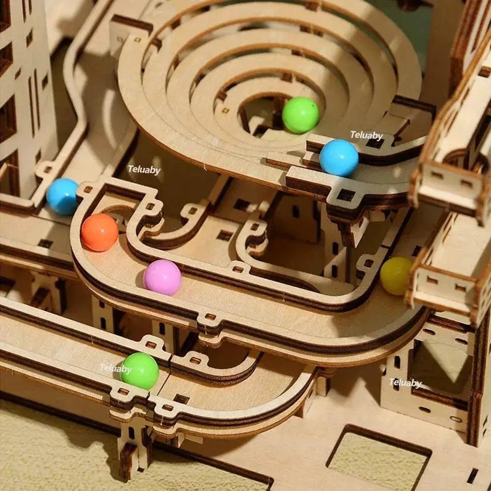  3D Wooden Puzzle Marble Runs for Kids and Adults Gift -  ToylandEU™