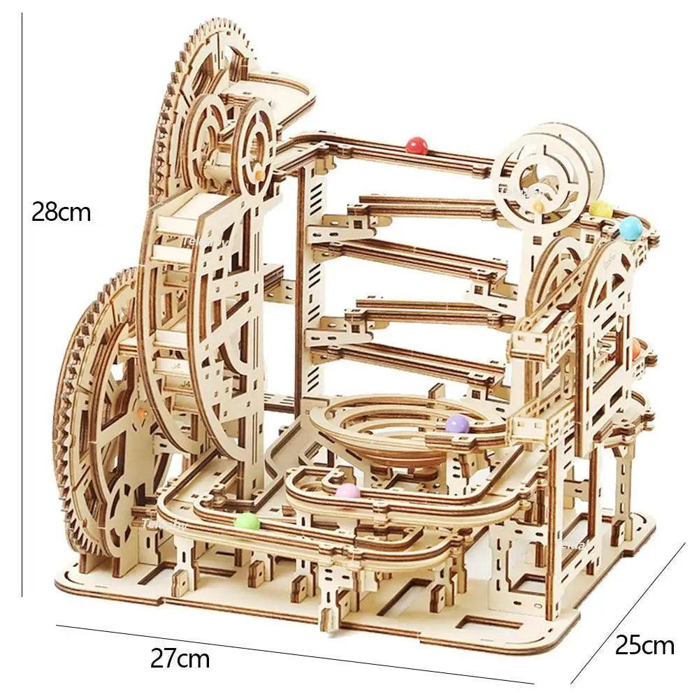  3D Wooden Puzzle Marble Runs for Kids and Adults Gift -  ToylandEU™