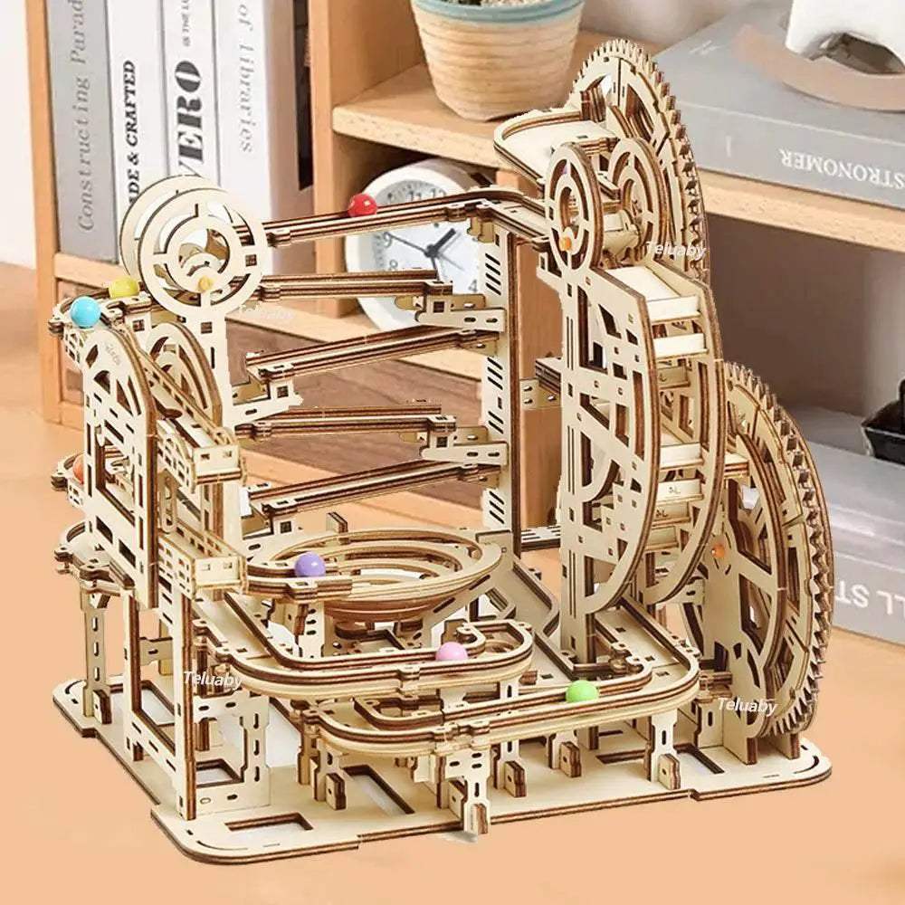  3D Wooden Puzzle Marble Runs for Kids and Adults Gift -  ToylandEU™