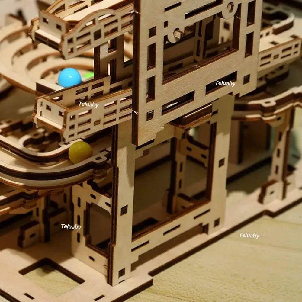 3D Wooden Puzzle Marble Runs for Kids and Adults Gift -  ToylandEU™
