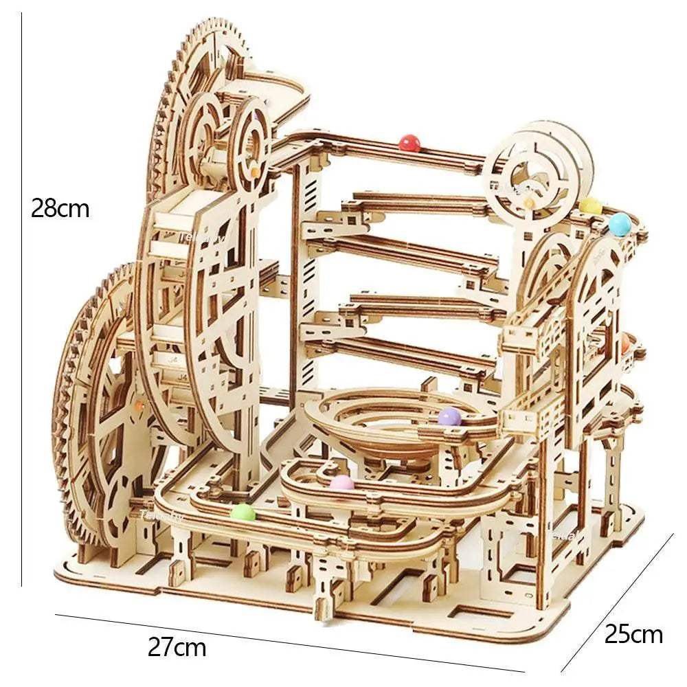  3D Wooden Puzzle Marble Runs for Kids and Adults Gift -  ToylandEU™