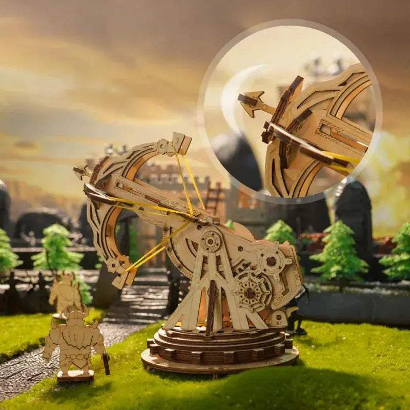 3D Wooden Puzzle Medieval Siege Weapons Kit For All Ages - ToylandEU