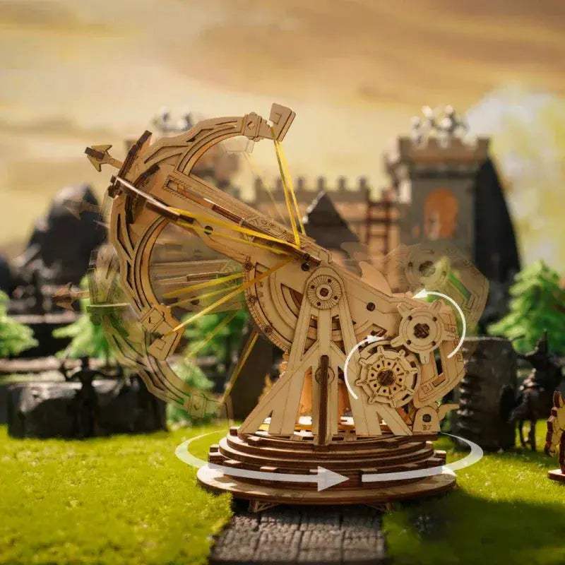 3D Wooden Puzzle Medieval Siege Weapons Kit For All Ages - ToylandEU
