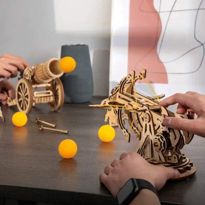 3D Wooden Puzzle Medieval Siege Weapons Kit For All Ages - ToylandEU