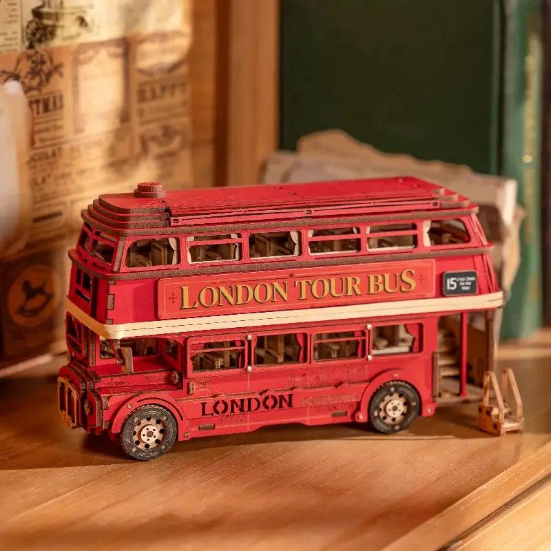  Robotime Rolife London Tour Bus 3D Wooden Puzzle Gift -  ToylandEU™