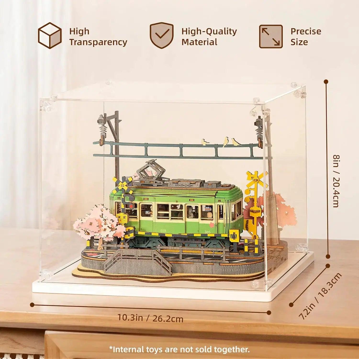  Sakura Journey Tram 3D Wooden Puzzle With LED Lights -  ToylandEU™