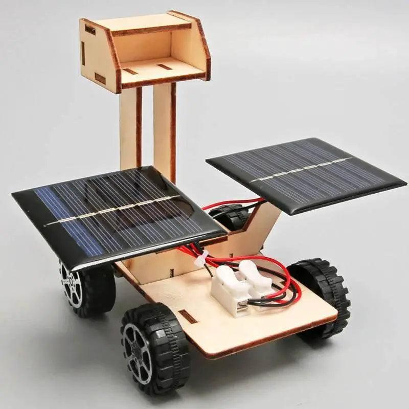  Solar Car Lunar Exploration Vehicle Children's Diy Hand-Assembled Model 3D Wooden Puzzle -  ToylandEU™