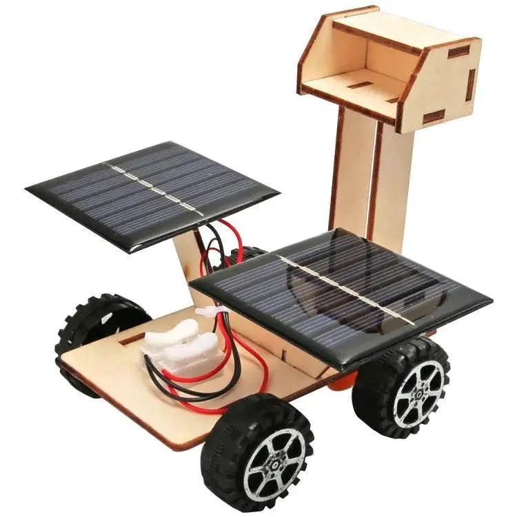  Solar Car Lunar Exploration Vehicle Children's Diy Hand-Assembled Model 3D Wooden Puzzle -  ToylandEU™