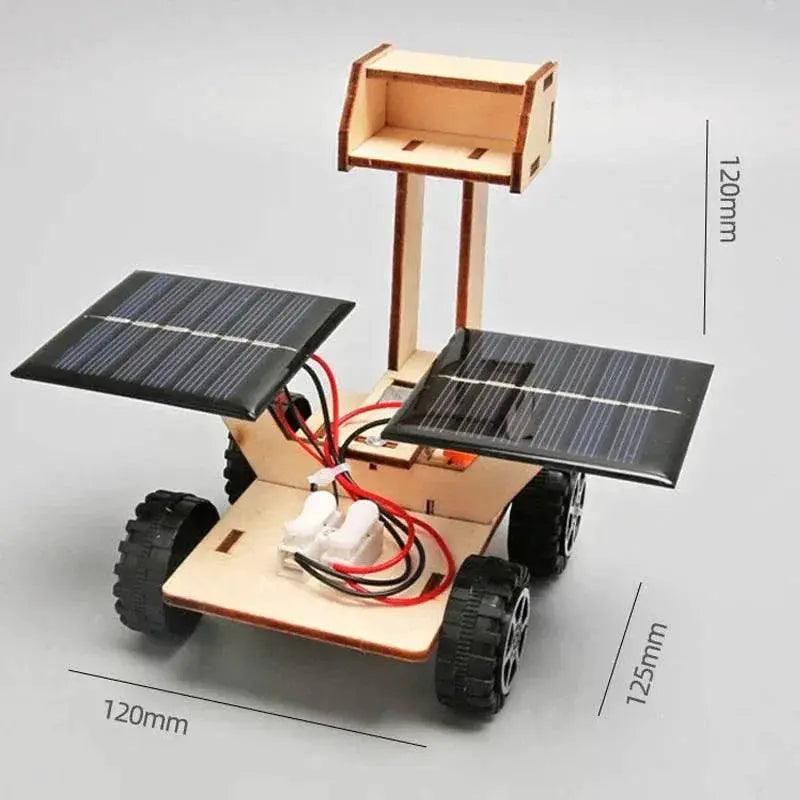  Solar Car Lunar Exploration Vehicle Children's Diy Hand-Assembled Model 3D Wooden Puzzle -  ToylandEU™