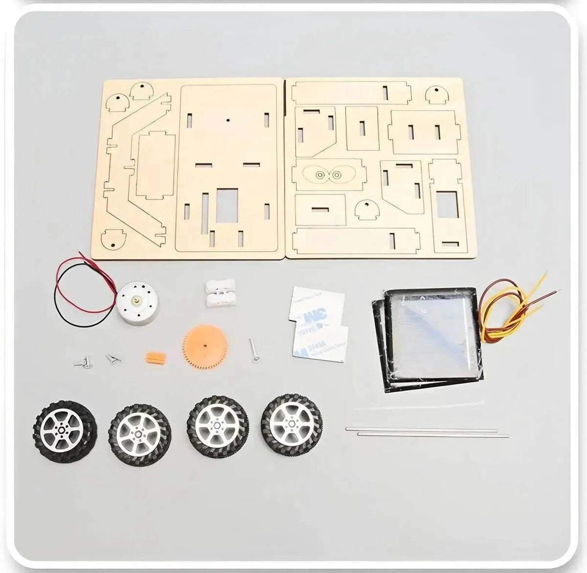  Solar Car Lunar Exploration Vehicle Children’s DIY Hand-Assembled 3D Wooden Puzzle Science and Education Toys -  ToylandEU™