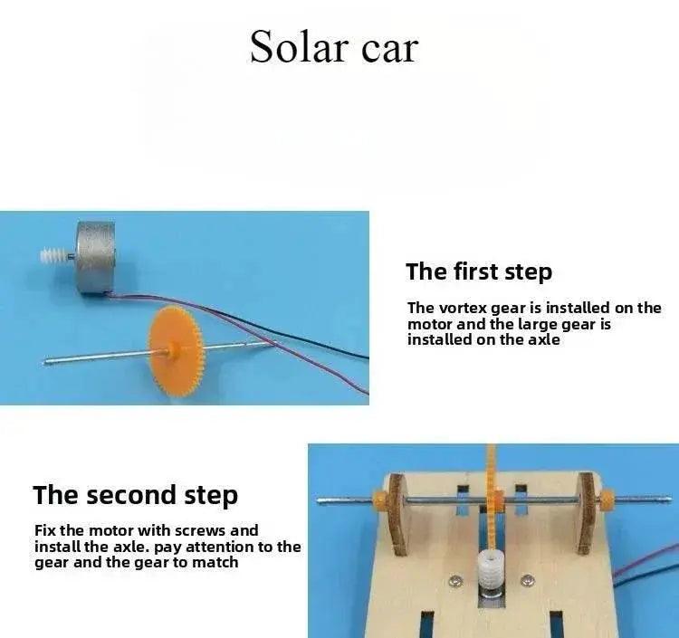  Solar Car Lunar Exploration Vehicle Children’s DIY Hand-Assembled 3D Wooden Puzzle Science and Education Toys -  ToylandEU™