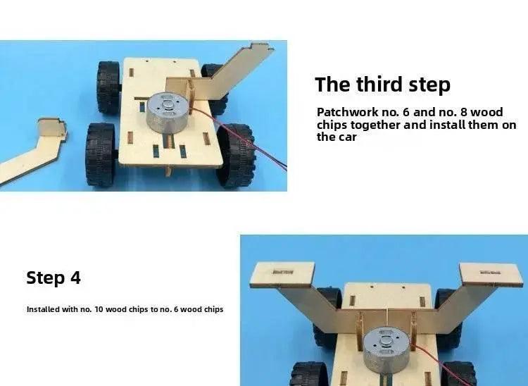  Solar Car Lunar Exploration Vehicle Children’s DIY Hand-Assembled 3D Wooden Puzzle Science and Education Toys -  ToylandEU™