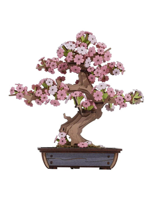  3D Wooden Sakura Bonsai Puzzle Kit Easy Assembly Gift -  ToylandEU™