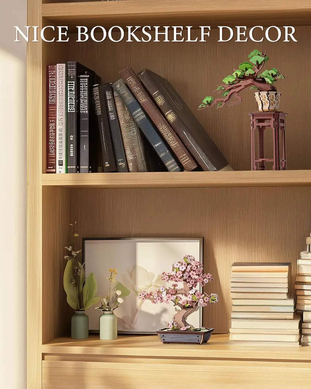 3D Wooden Sakura Bonsai Puzzle Kit Easy Assembly Gift - ToylandEU