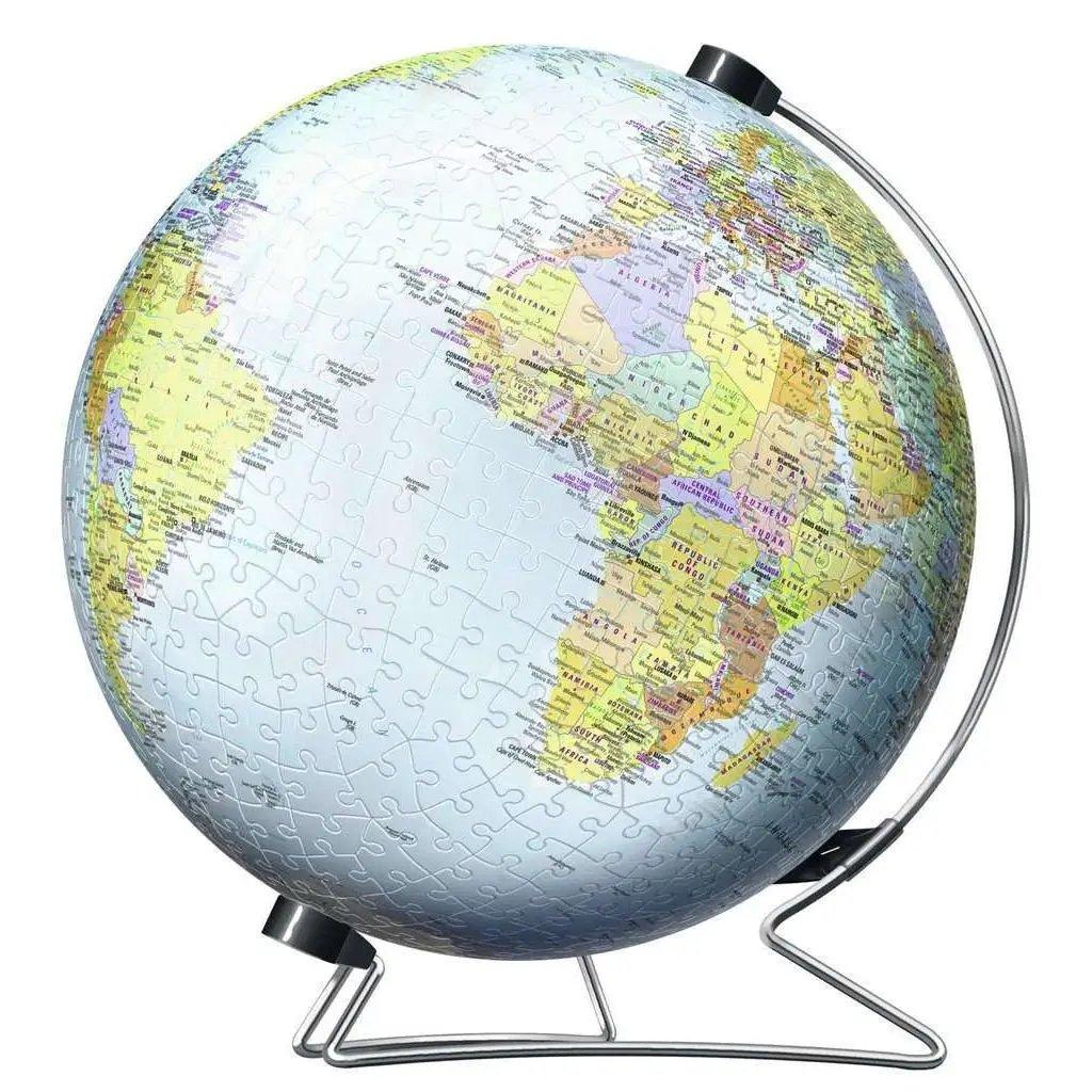  3D World Globe Puzzle With Sturdy Rotating Stand -  ToylandEU™