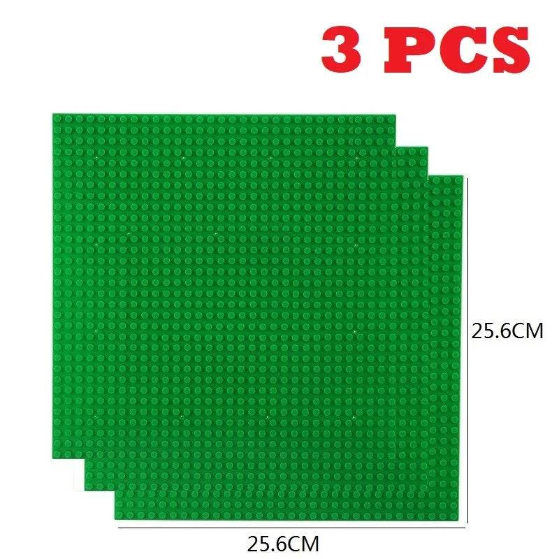 3PCS Classic Baseplate 32*32 16X32 16X16 Dots Building Blocks - ToylandEU