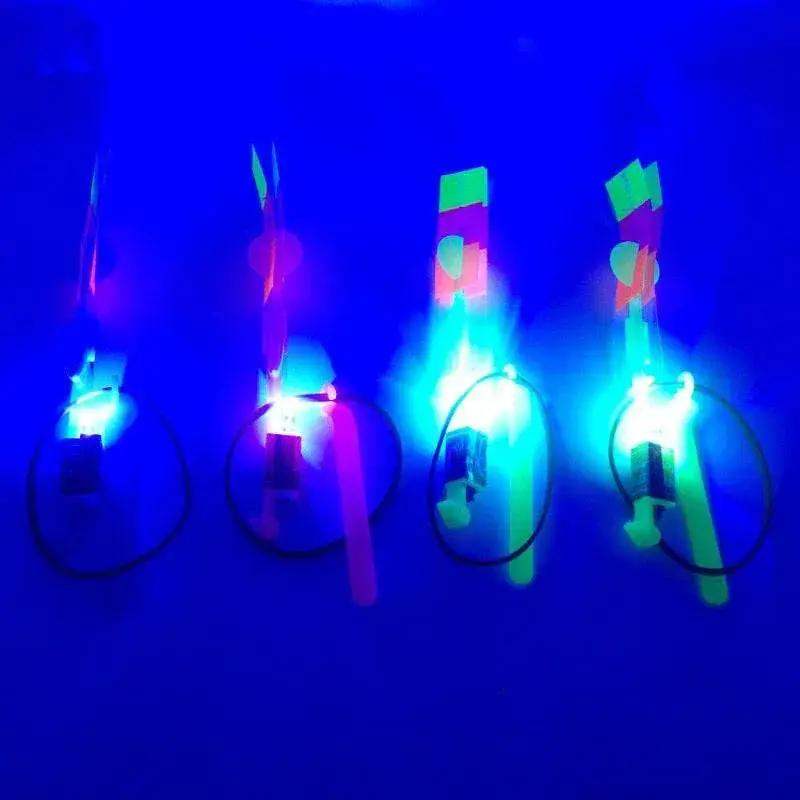 3Pcs Lot Rocket Slingshot Flying Set with LED Light Toy - ToylandEU
