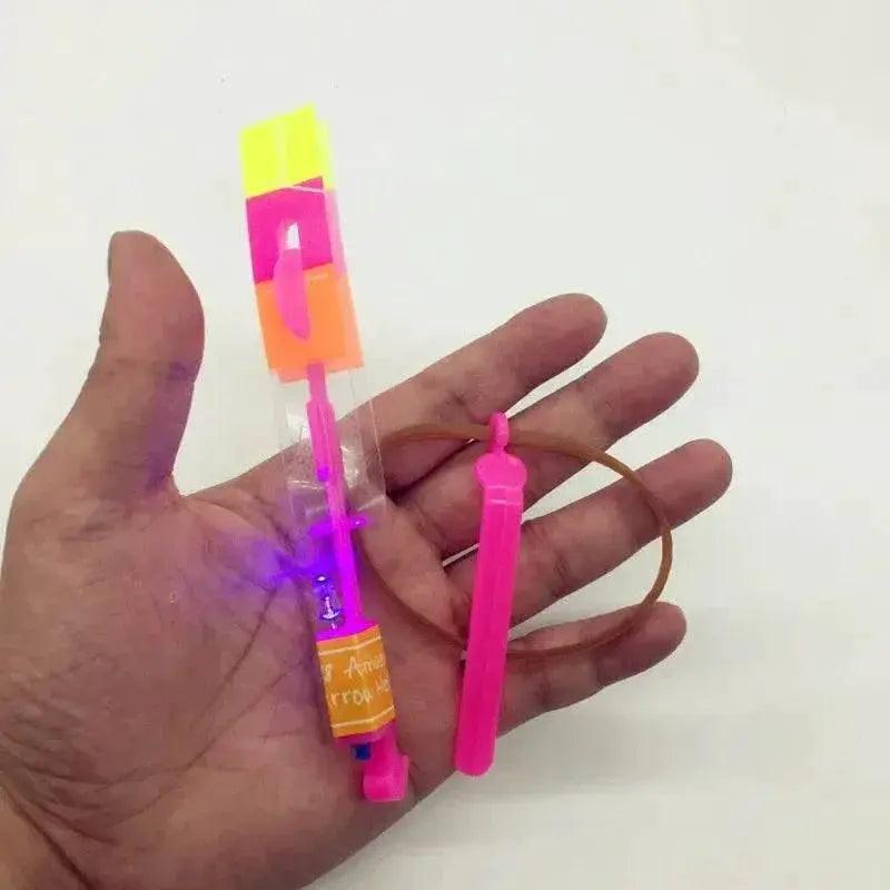  3Pcs/lot Rocket Slingshot Flying Set with LED Light Toy -  ToylandEU™