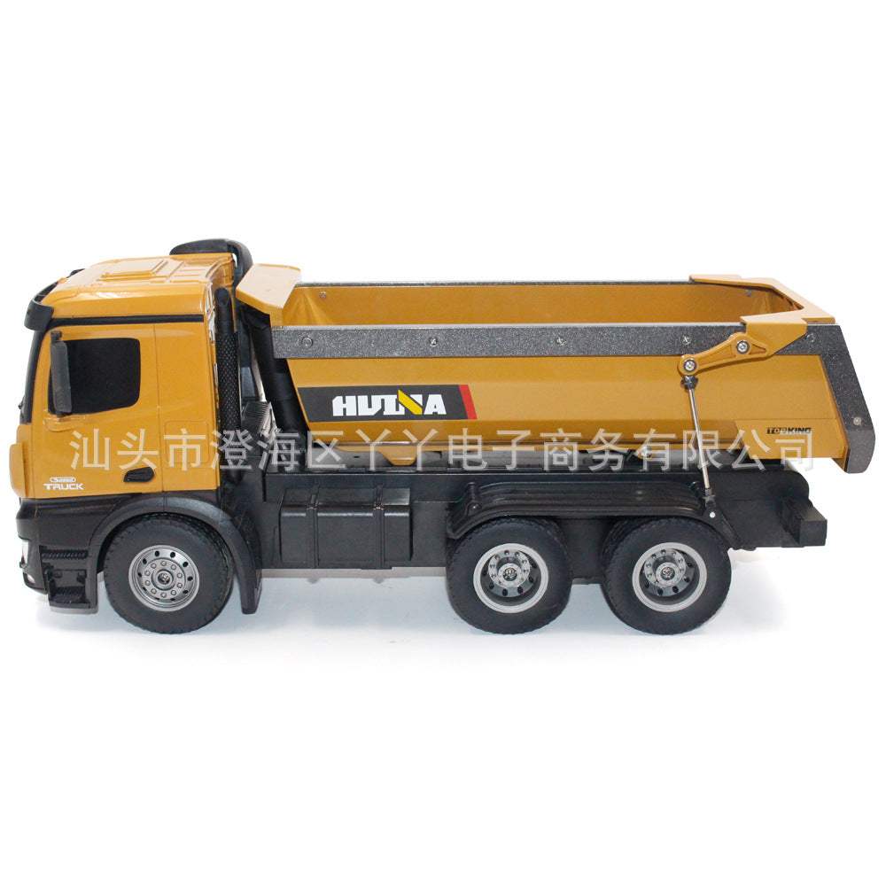 Alloy RC Dump Truck | Brownish-Yellow, 45 cm