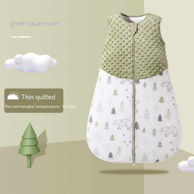 Newborn Pure Cotton Vest-Style Baby Sleeping Bag | Ages 0-1 | Vest Style Style