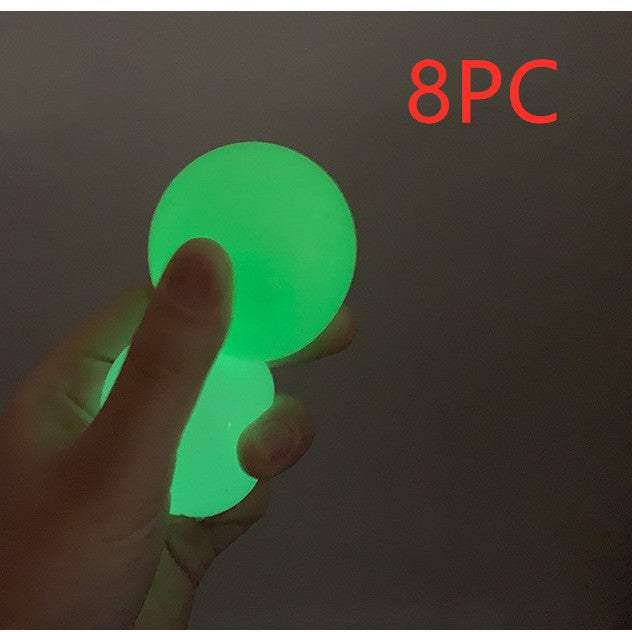 Luminous Sticky Ball Toys | Glow In The Dark