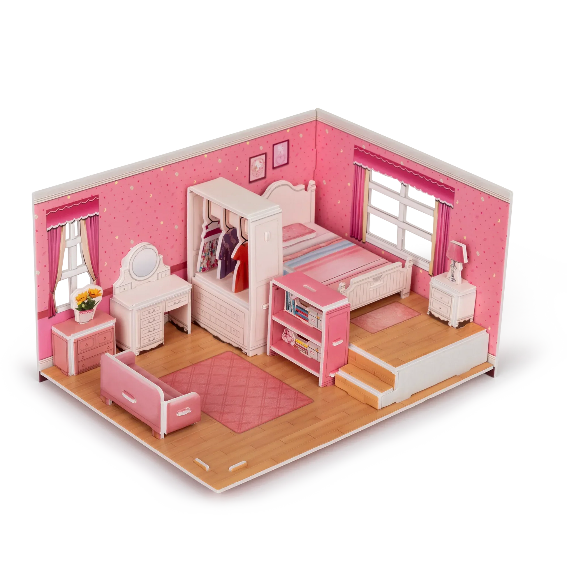 3D Foam Bedroom Puzzle for Kids Easy Snap Assembly - ToylandEU