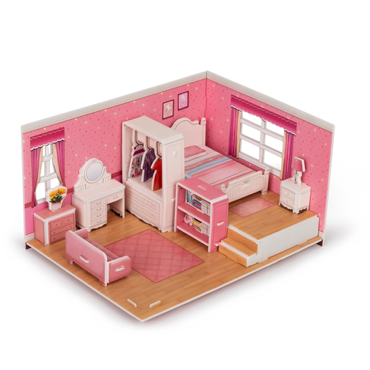 3D Foam Bedroom Puzzle for Kids Easy Snap Assembly - ToylandEU