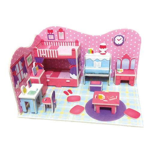 3D Foam Puzzle Bedroom Set Easy Snap Together For Kids - ToylandEU