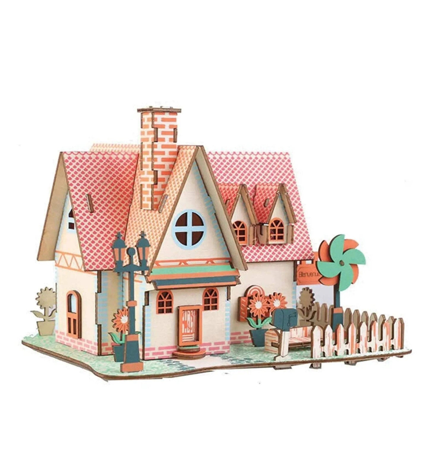 3d Pink House Puzzle - ToylandEU