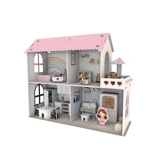 3d Puzzle Dollhouse - Foam - ToylandEU