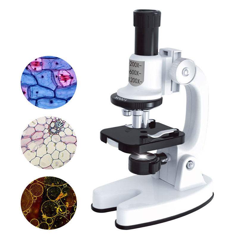 1200x HD Microscope Toy Set | Biology Science Experiment Kit
