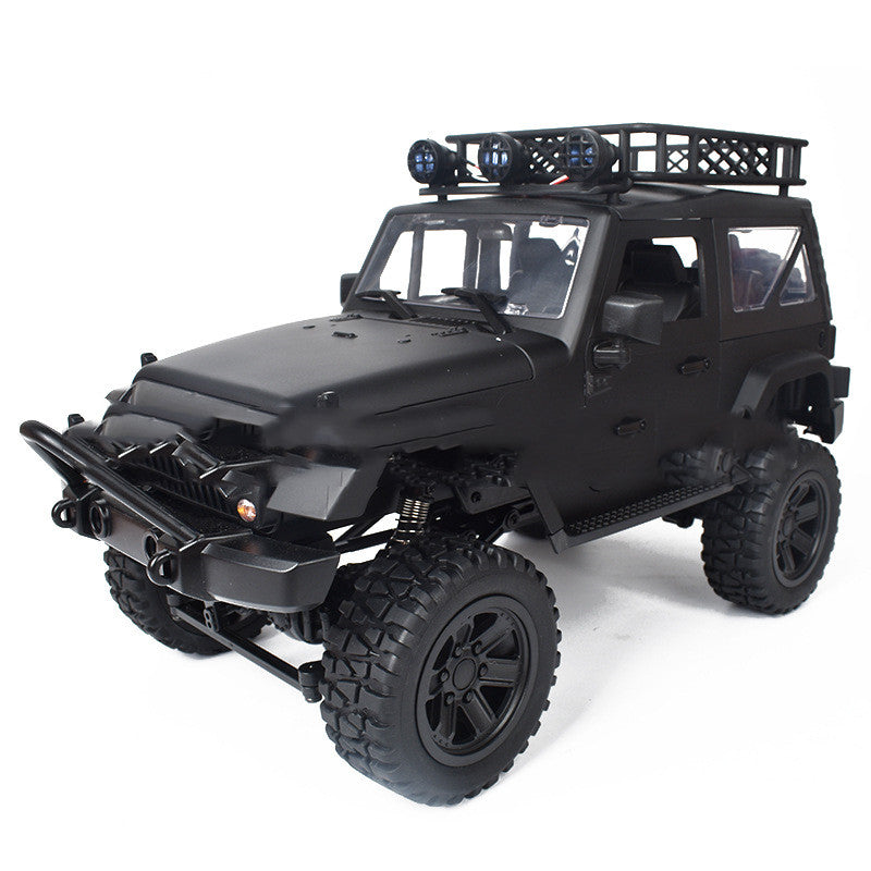 Modified Black Remote Control RC Jeep with Simulation Design Toyland EU